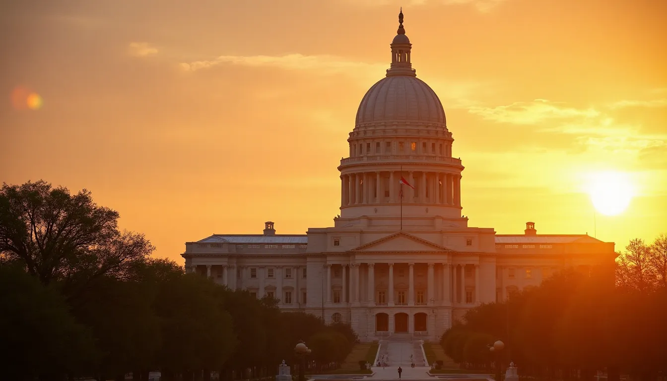 Texas Capitol at Sunset